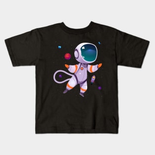 Astronauts in Space Kids T-Shirt